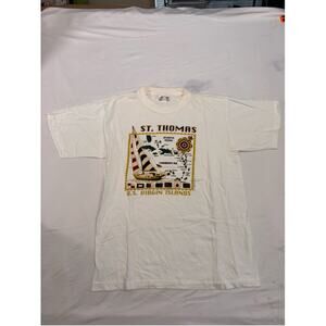 Men's COCOWALK T-shirt XL White St. Thomas US Virgin Islands
